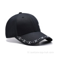 Chapeaux de baseball de marque 100% coton